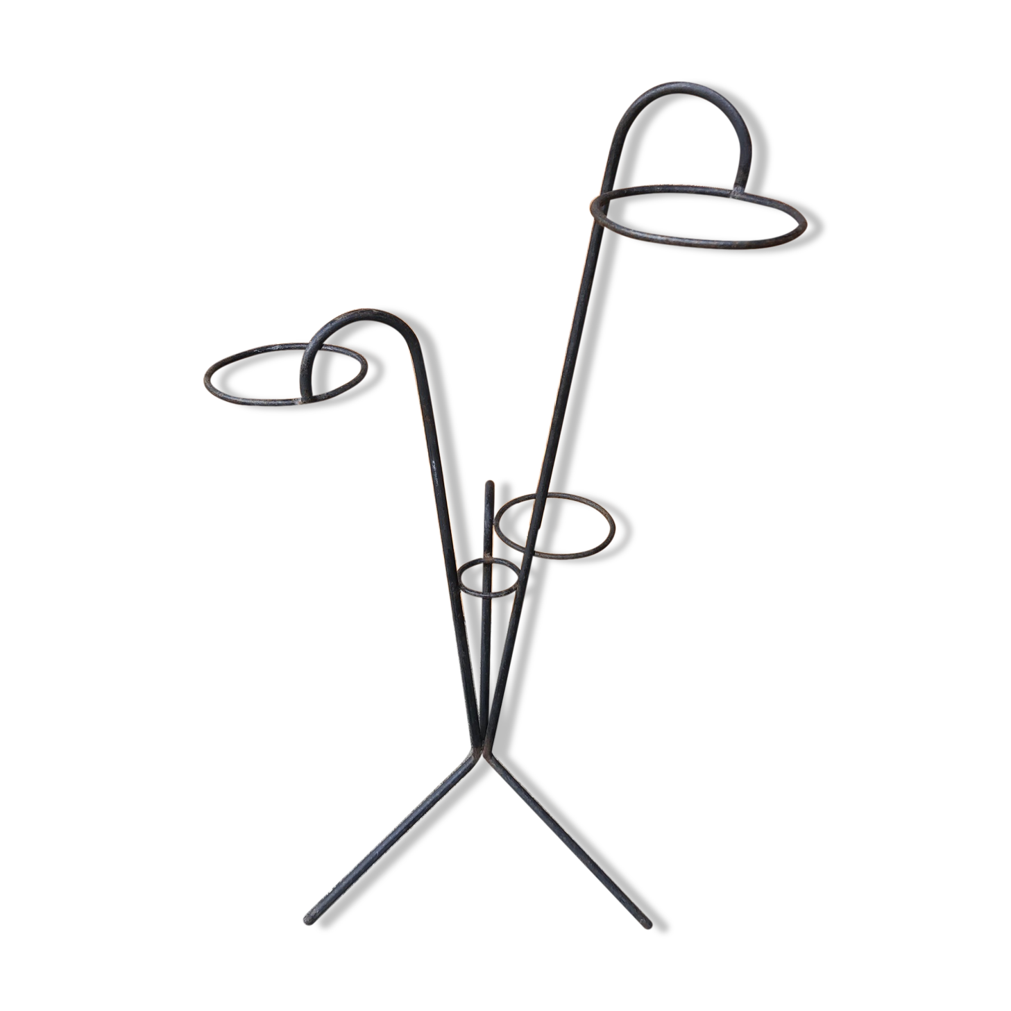 70's iron plant door