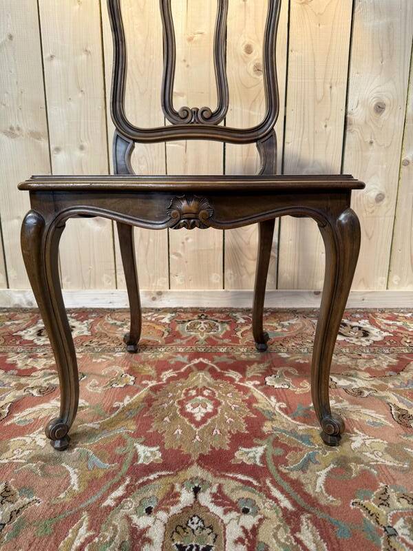 Suite de 6 chaises cannées de style Vénitiennes - Louis XV