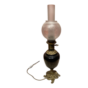 Lampe à pétrole en céramique