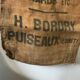 Authentic and old burlap bag 4 FARINE B.B