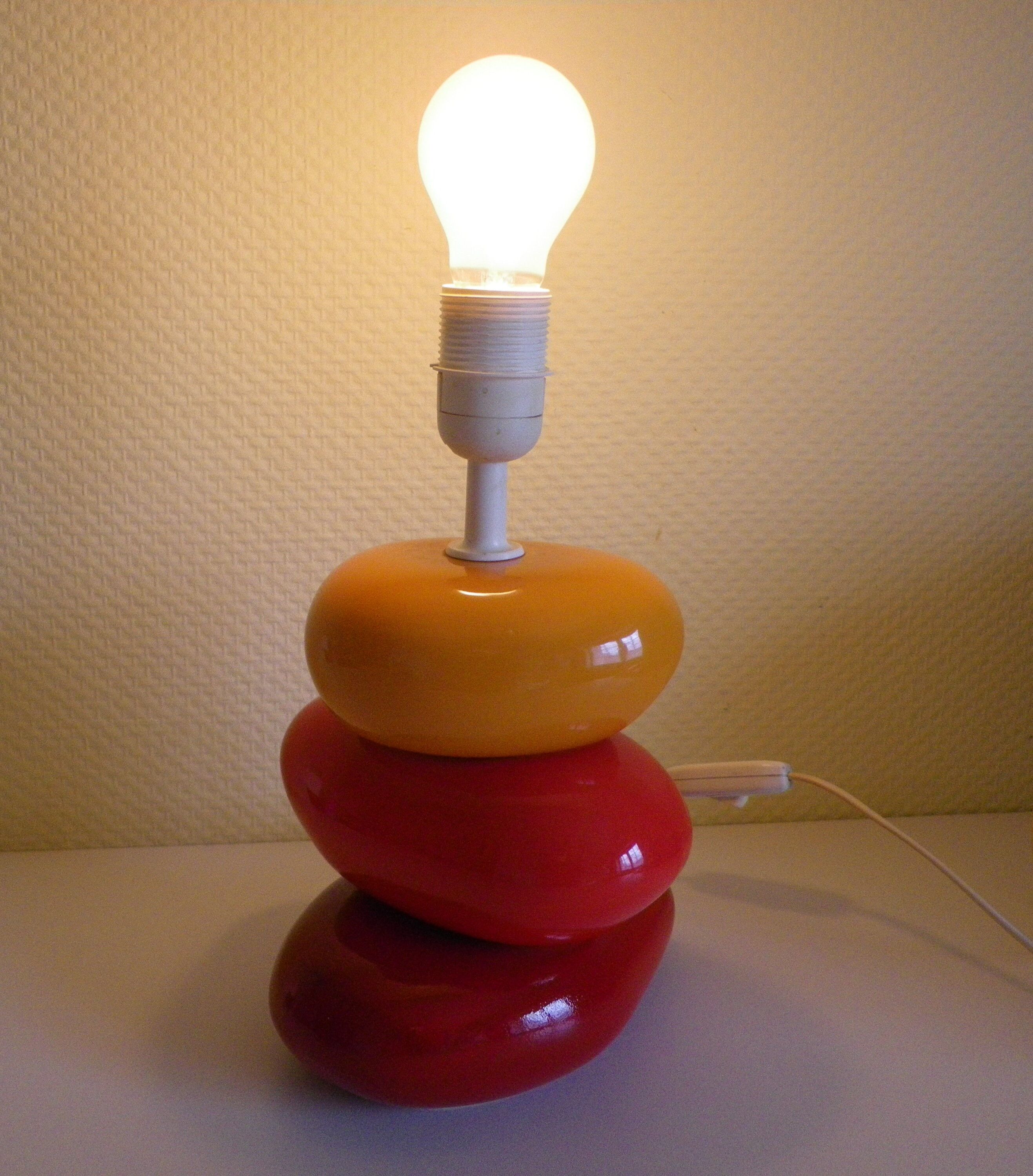 Pied de lampe 3 galets portugal