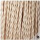 Wood lamp, fabric cable, cotton shade
