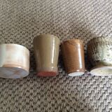 Set of 4 stoneware cups