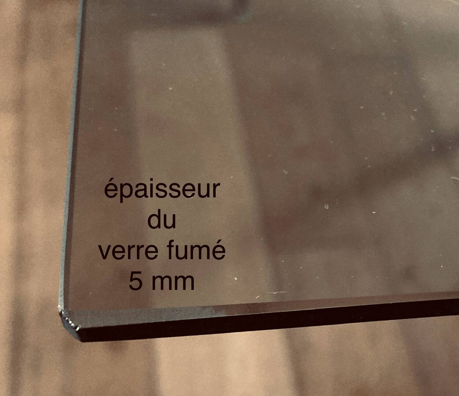 1970s coffee table in brushed metal, brass and smoked glass by Willy R