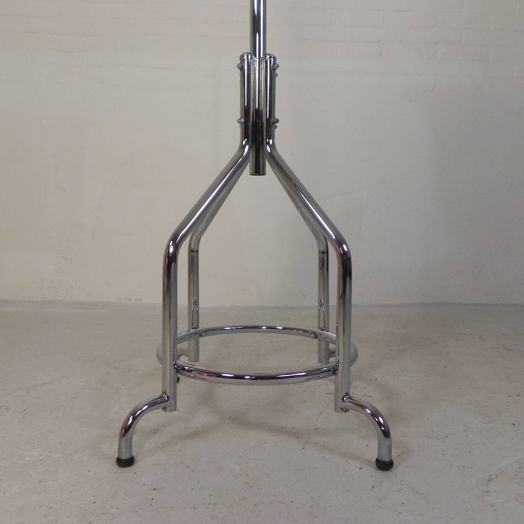 Freestanding Tubax coat rack with 6 double hooks, 1950s