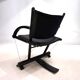 Fauteuil lounge en cuir Weishäupl Werkstätten String, 1980