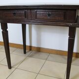 Bureau de port en bois precieux XVIIIeme
