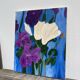 Tableau, huile sur toile fleurs