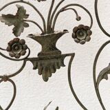 Wrought iron wall gate