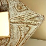 Fish mirror, glazed ceramic, signed Robert Meynard, Vallauris, 1950
