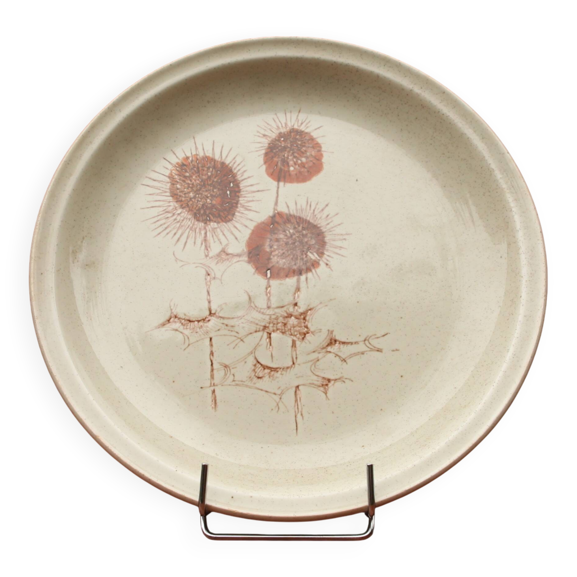 Sarreguemines "Chardons" cake dish