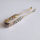 Art Nouveau sugar tongs in solid silver and vermeil