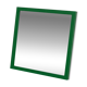 Green square frame mirror model 4727 by Anna Castelli Ferrieri for Kartell