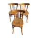 Trio de chaises bistrot baumann