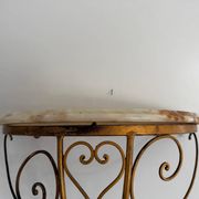 Console murale flottante en fer forgé du milieu du siècle, 1950, Italie