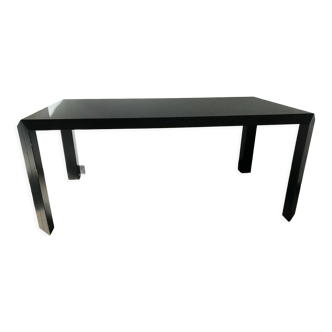 Rosenthal talete wooden table with glass top