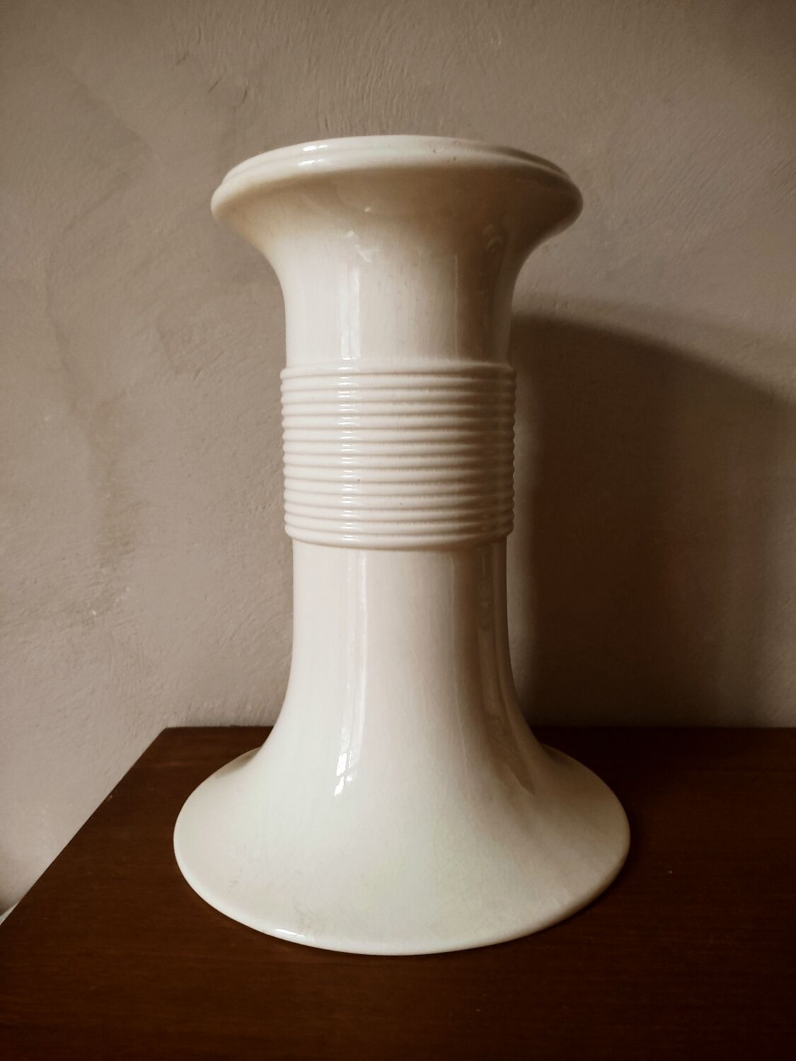 Faience art deco vase by Charolles
