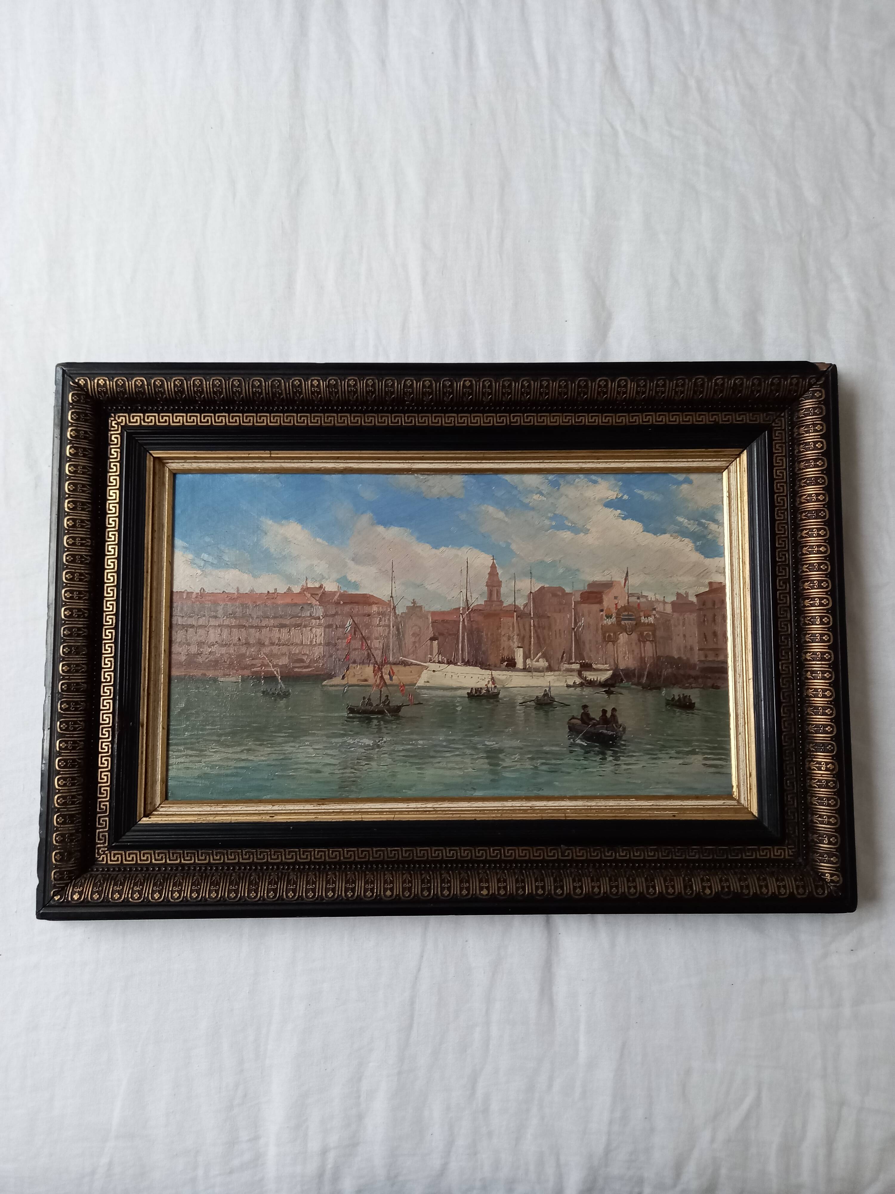 Marseille oil painting