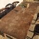 Table en bois pieds tournés
