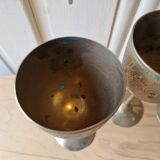 Set of 4 Calisse Brass Glasses