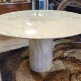 Carrara marble dining table