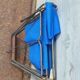 Siège pliant en tissu bleu vintage de pêche ou pour enfant