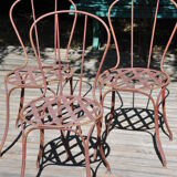 Set of 3 garden chairs