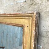 Golden rectangular mirror - 171x127cm