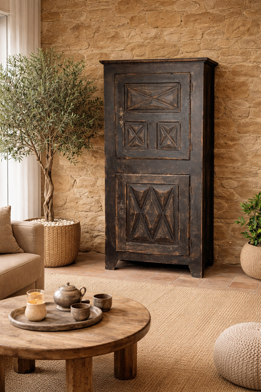 Men's standing wardrobe