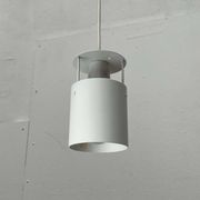 Fyrtønden pendant lamp, minimalist Danish modern mid-century by Asger Bay Christiansen for Lys, 1960s.