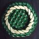 Braided ceramic fruit basket