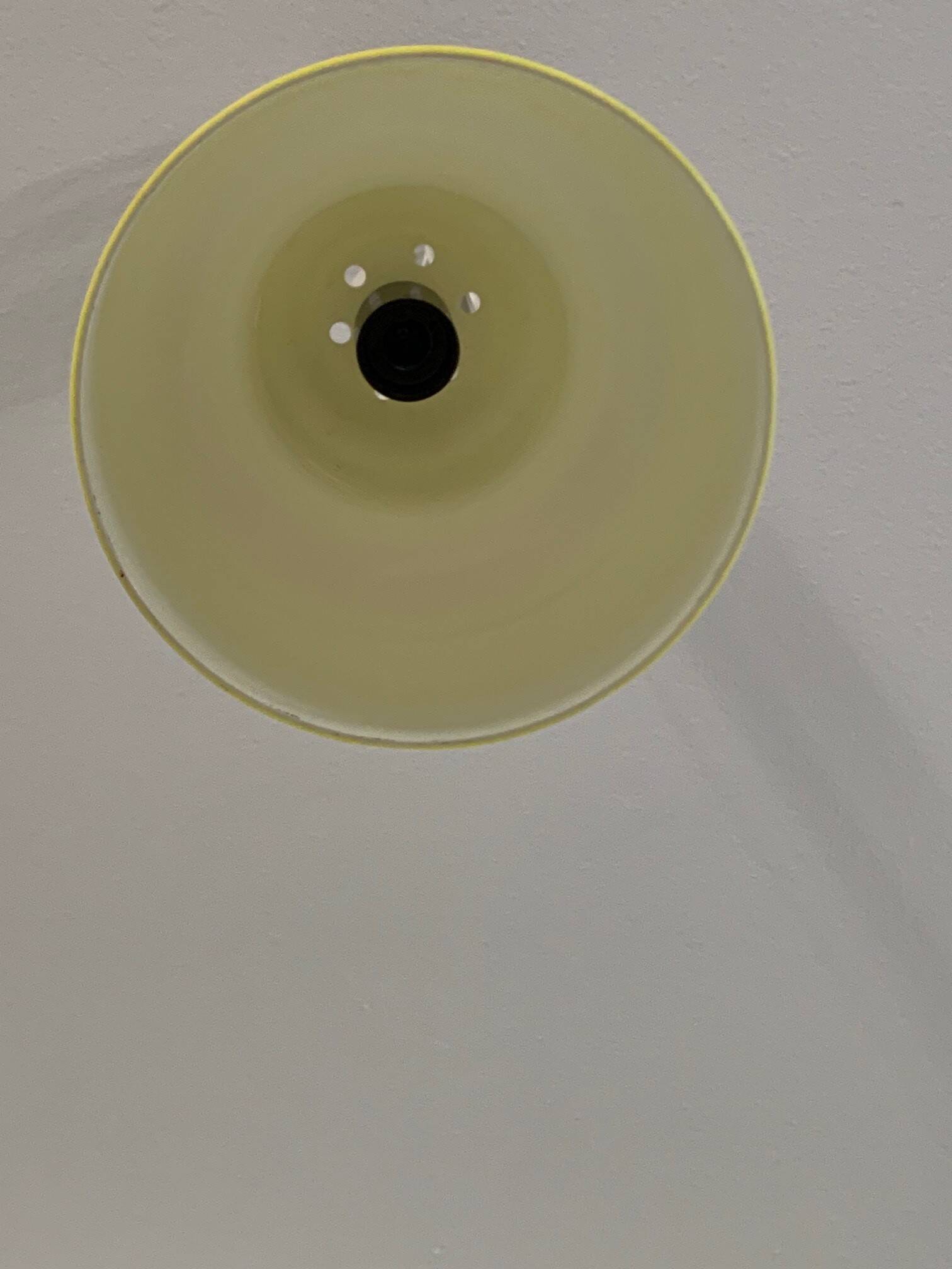 Yellow suspension - 70s suede