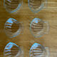 Set of 6 pyrex glass scallops