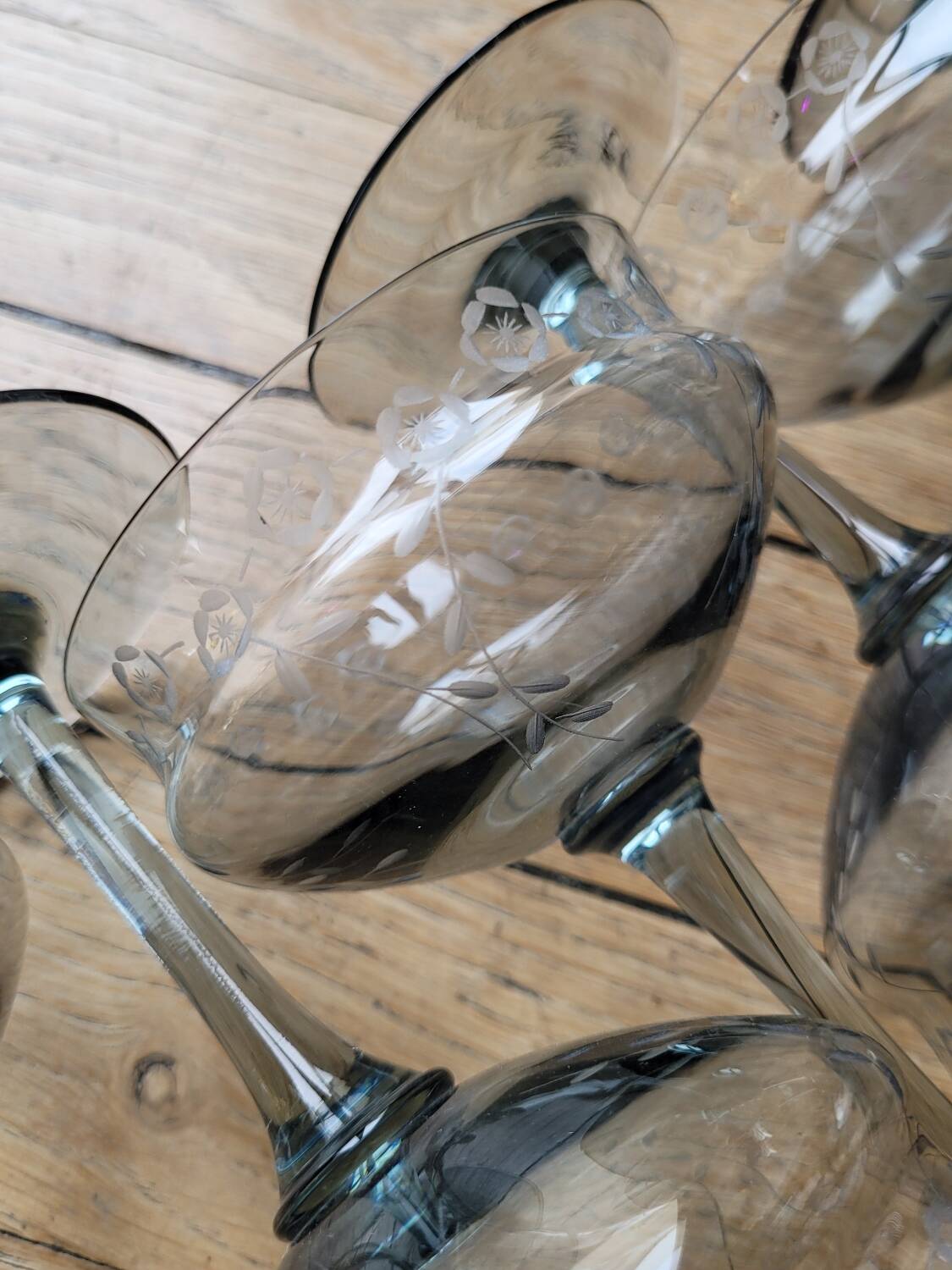 Daum Nancy, Champagne Glasses