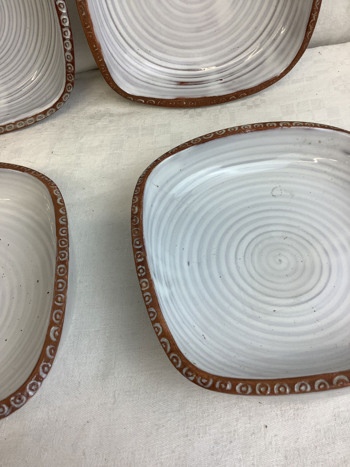 Set of vintage cups made in France Vallauris