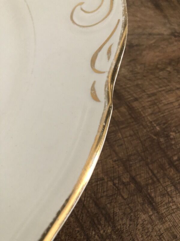 Cheese dish with humorous drawing signed