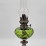 Lampe à huile vintage verte