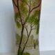 Vase en verre dépoli peint Legras