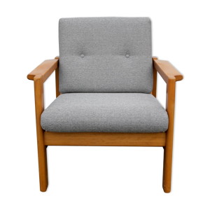 Fauteuil des années 70 en tissu