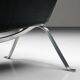 Black Leather Vintage Poul Kjaerholm PK22s for E. Kold Christensen 1960s