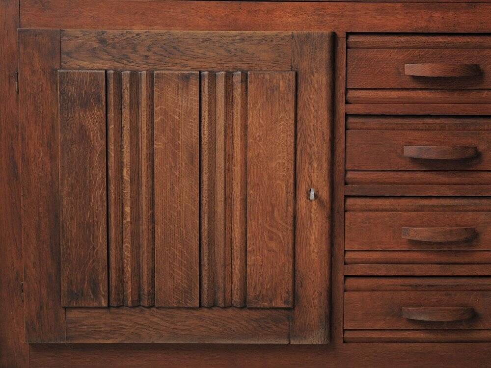 Art Deco oak sideboard, France, circa 1940