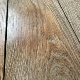 Raw oak butt console