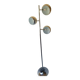 Vintage chrome floor lamp Space Age - 3 "Eyeball" globes (1970s)