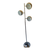 Lampadaire vintage chromé Space Age - 3 globes "Eyeball" (Années 70)
