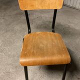 Adult chair 🪑 wood and steel 50s