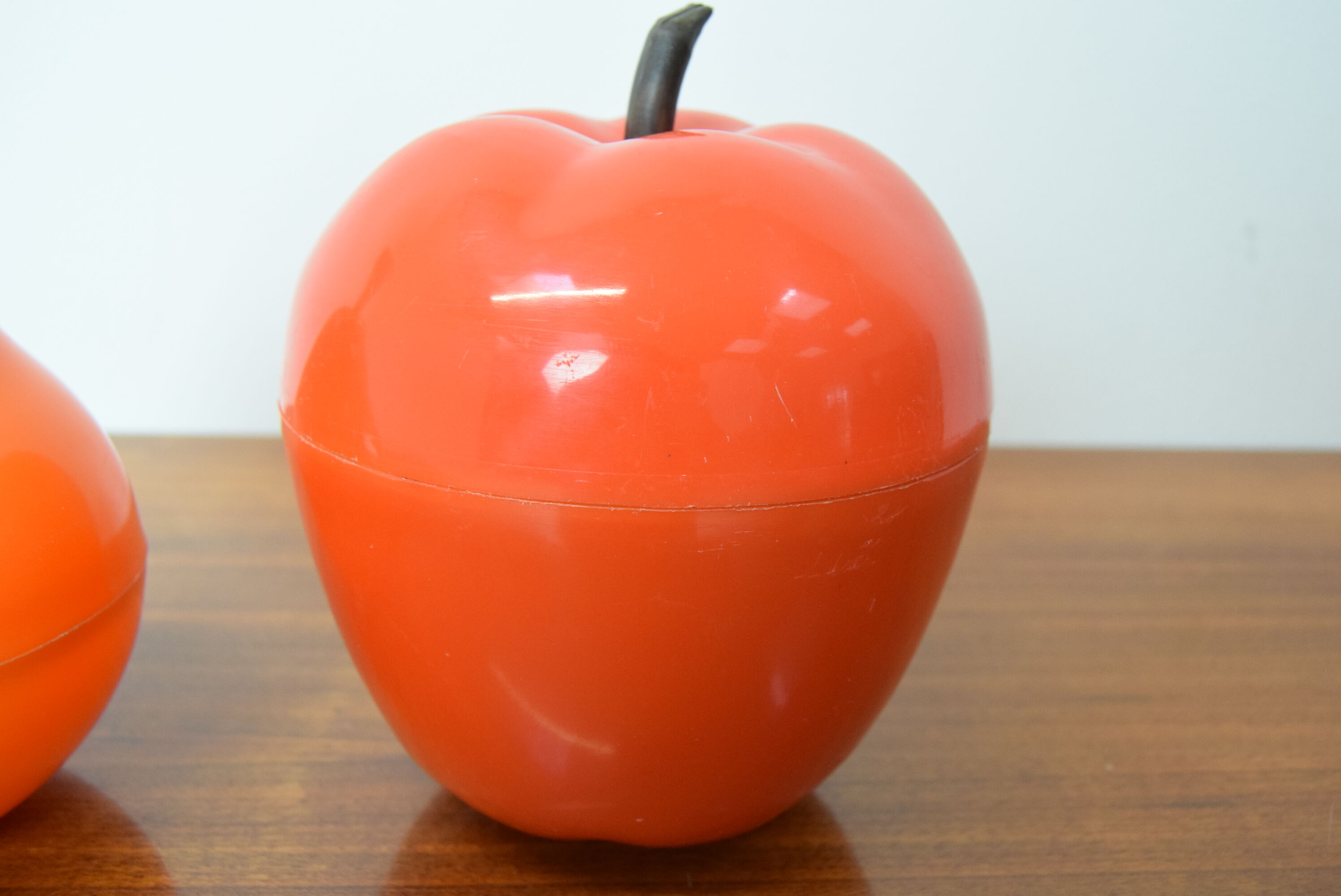 Set of mid-century plastic boxes,1970's