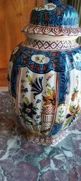 Antique European Ceramic Vase, 19th Century