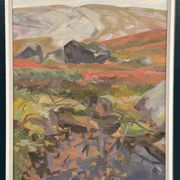 Original Mid Century Swedish Oil On Panel – “Woodland” By Nils Moden – Dated 1984 – Vintage & Framed