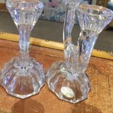 Crystal candlesticks