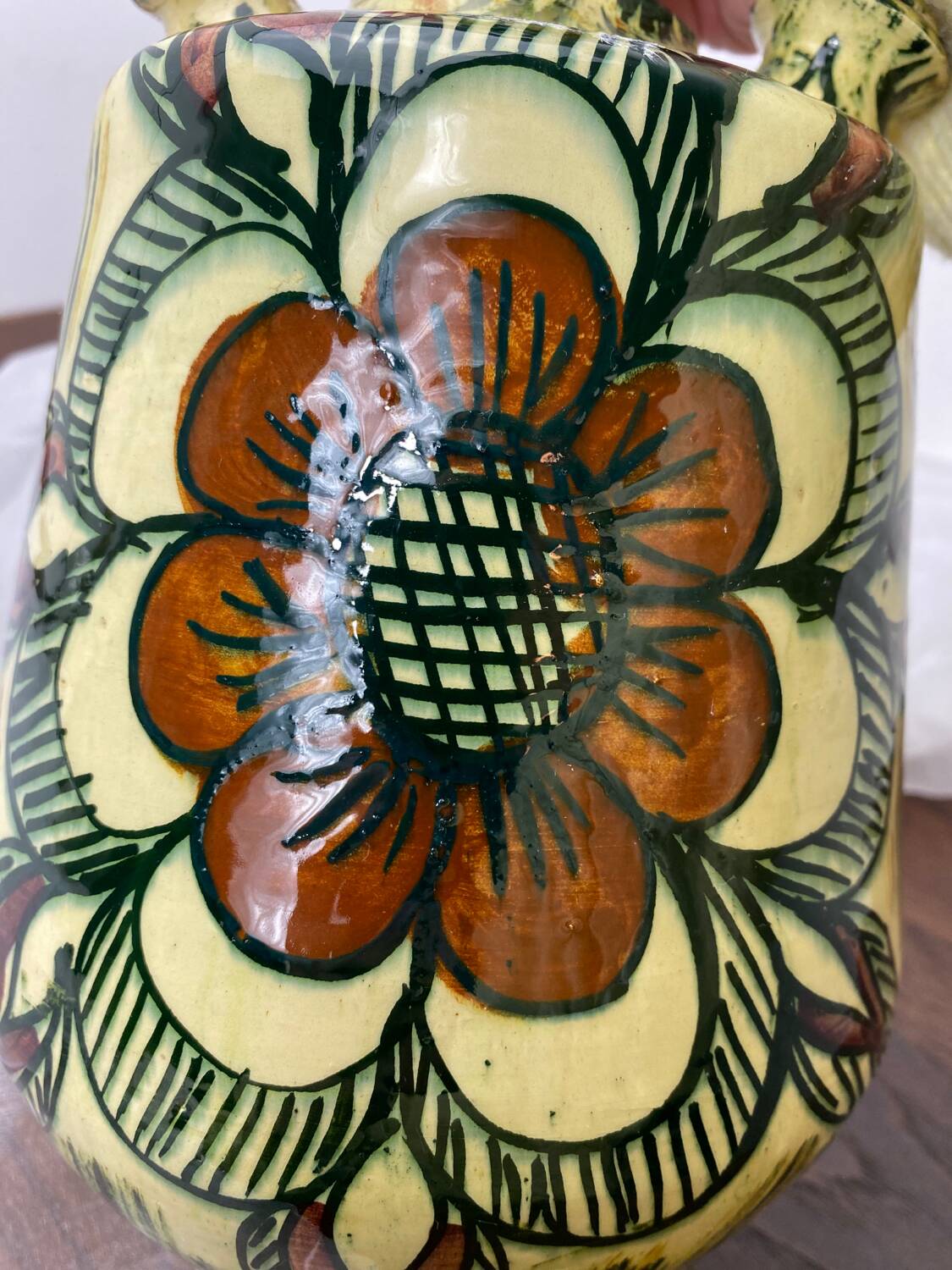 Old ceramic goat/jug